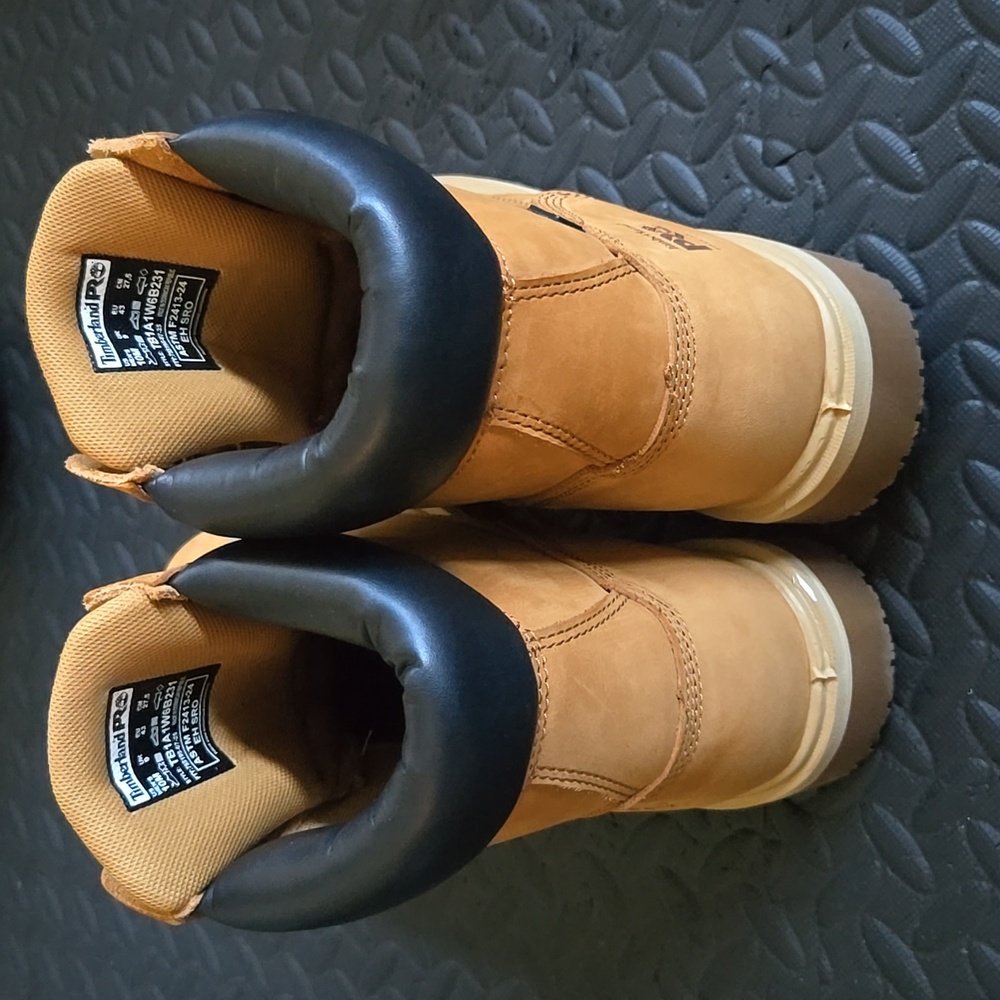 Timberland PRO Men's Wheat and Black Safety Boots Steel Toe - Picture 4 of 7